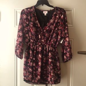 Isabel maternity floral blouse top size L